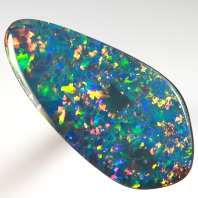 TOP QUALITY LIGHTNING RIDGE OPAL DOUBLET Large opal with nubular sparkles SEE VIDEO